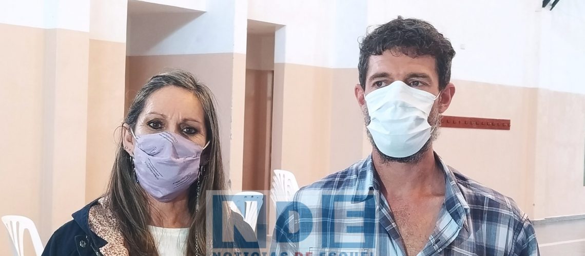 Supervisora Patricia Moreyra y el Dr. Emiliano Biondo