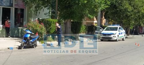 moto ex auto incidente